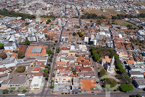  Picture taken with drone of the Piumhi city  - Piumhi city - Minas Gerais state (MG) - Brazil