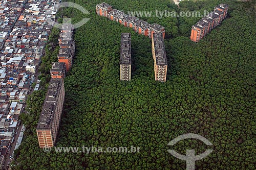  Aerial photo of the abandoned buildings near to Rio das Pedras Slum  - Rio de Janeiro city - Rio de Janeiro state (RJ) - Brazil