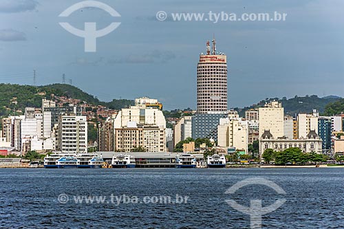  View of buildings from the city center of Niteroi city from Guanabara Bay  - Niteroi city - Rio de Janeiro state (RJ) - Brazil