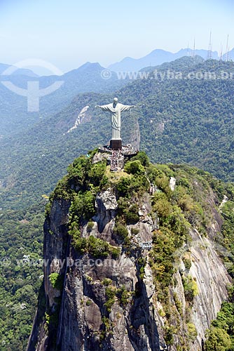  Aerial photo of the Christ the Redeemer  - Rio de Janeiro city - Rio de Janeiro state (RJ) - Brazil