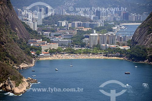  Aerial photo of the Vermelha Beach (Red Beach)  - Rio de Janeiro city - Rio de Janeiro state (RJ) - Brazil
