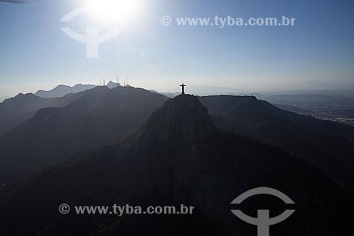  Aerial photo of the Christ the Redeemer (1931)  - Rio de Janeiro city - Rio de Janeiro state (RJ) - Brazil