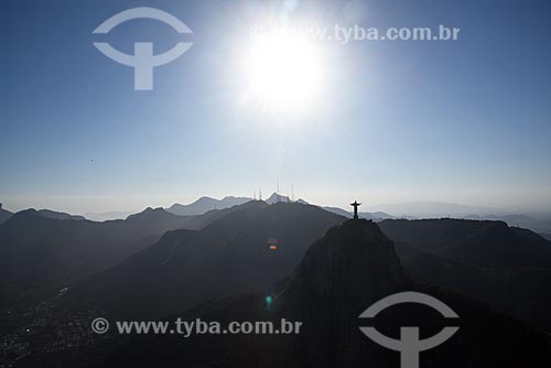  Aerial photo of the Christ the Redeemer (1931)  - Rio de Janeiro city - Rio de Janeiro state (RJ) - Brazil