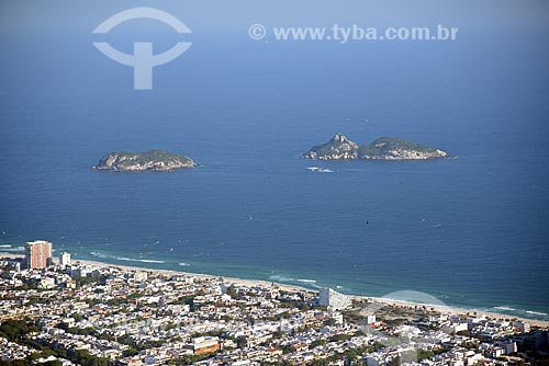  Aerial photo of the Tijucas Islands  - Rio de Janeiro city - Rio de Janeiro state (RJ) - Brazil