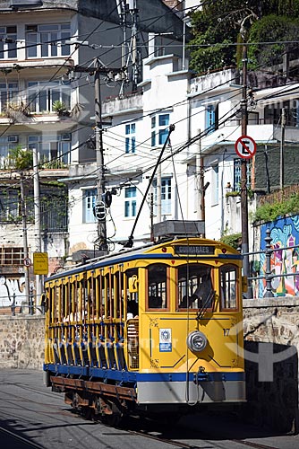  Santa Teresa Tram near to Largo dos Guimaraes Square  - Rio de Janeiro city - Rio de Janeiro state (RJ) - Brazil