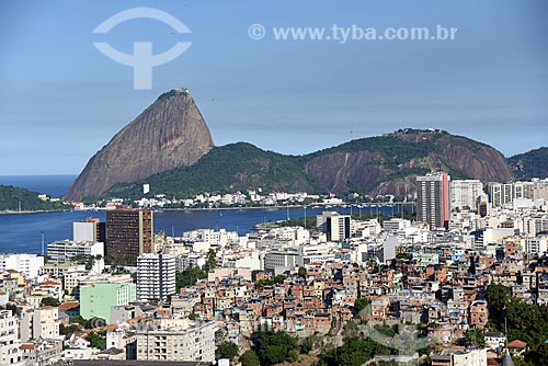  View of the Sugarloaf from the Park of Ruins Municipal Cultural Center  - Rio de Janeiro city - Rio de Janeiro state (RJ) - Brazil