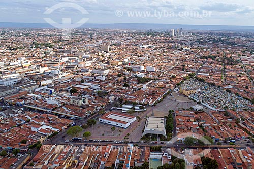  Picture taken with drone of the Socorro Square  - Juazeiro do Norte city - Ceara state (CE) - Brazil