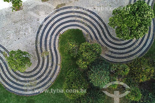  Picture taken with drone of parking of the Assador Rios restaurant - old Porcao Rios restaurant  - Rio de Janeiro city - Rio de Janeiro state (RJ) - Brazil