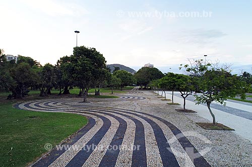  Picture taken with drone of parking of the Assador Rios restaurant - old Porcao Rios restaurant  - Rio de Janeiro city - Rio de Janeiro state (RJ) - Brazil