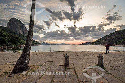  View of the dawn - Vermelha Beach (Red Beach)  - Rio de Janeiro city - Rio de Janeiro state (RJ) - Brazil