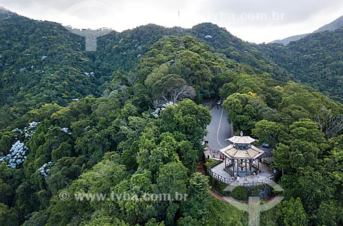  Picture taken with drone of the Mirante of Vista Chinesa (Chinese View)  - Rio de Janeiro city - Rio de Janeiro state (RJ) - Brazil