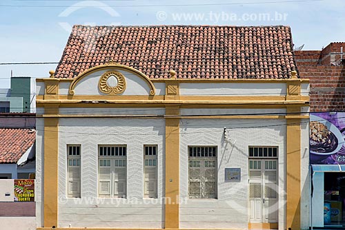  Detail of historic house - Matriz Square  - Sousa city - Paraiba state (PB) - Brazil