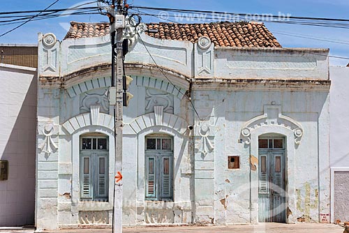  Detail of historic house - Matriz Square  - Sousa city - Paraiba state (PB) - Brazil