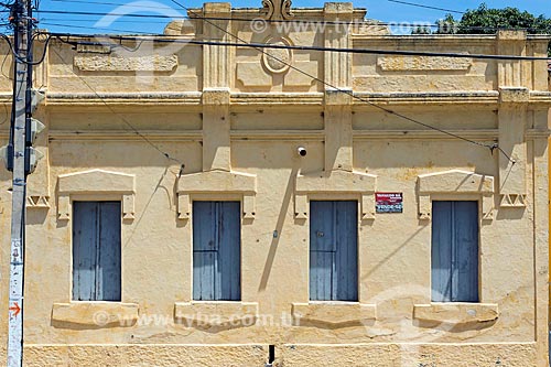  Detail of historic house - Matriz Square  - Sousa city - Paraiba state (PB) - Brazil