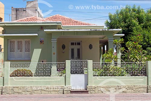  Facade of house - city center neighborhood  - Sousa city - Paraiba state (PB) - Brazil