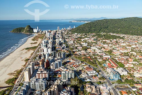  Aerial photo of the Brava Beach  - Matinhos city - Parana state (PR) - Brazil