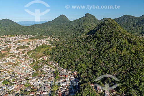  Aerial photo of the Matinhos city  - Matinhos city - Parana state (PR) - Brazil