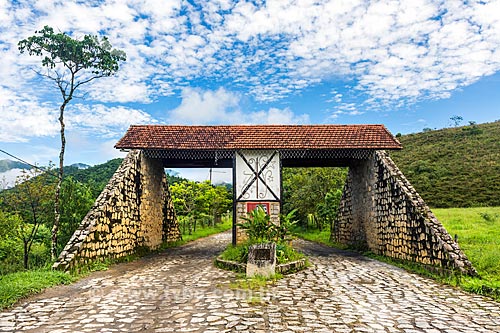  Portico of the Serrinha do Alambari Environmental Protection Area  - Resende city - Rio de Janeiro state (RJ) - Brazil