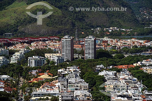  Aerial photo of the houses - Barra da Tijuca neighborhood  - Rio de Janeiro city - Rio de Janeiro state (RJ) - Brazil