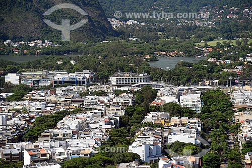  Aerial photo of the houses - Barra da Tijuca neighborhood  - Rio de Janeiro city - Rio de Janeiro state (RJ) - Brazil