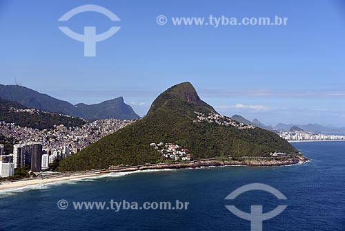  Aerial photo of the Morro Dois Irmaos (Two Brothers Mountain)  - Rio de Janeiro city - Rio de Janeiro state (RJ) - Brazil