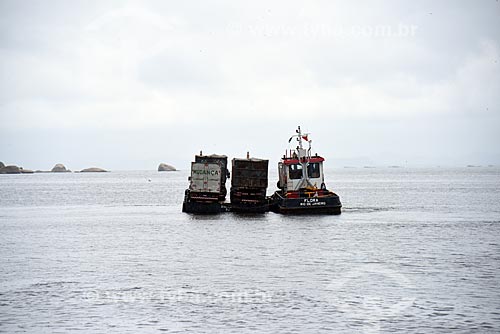  Ferry crossing of Guanabara Bay between the Rio de Janeiro and Paqueta  - Rio de Janeiro city - Rio de Janeiro state (RJ) - Brazil