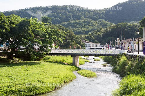  View of snippet of the Vermelho River (Red River) - Goias city  - Goias city - Goias state (GO) - Brazil