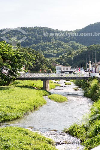  View of snippet of the Vermelho River (Red River) - Goias city  - Goias city - Goias state (GO) - Brazil