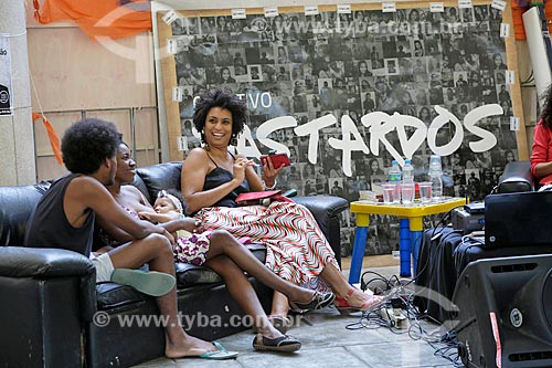  Detail of councilwoman Marielle Franco - event of the collective Bastardo - Pontifical Catholic University  - Rio de Janeiro city - Rio de Janeiro state (RJ) - Brazil