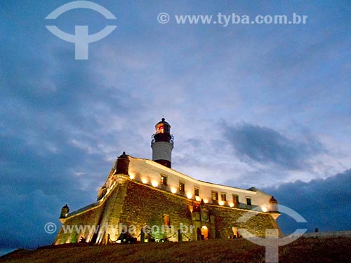  Facade of the Santo Antonio da Barra Fort (1702)  - Salvador city - Bahia state (BA) - Brazil