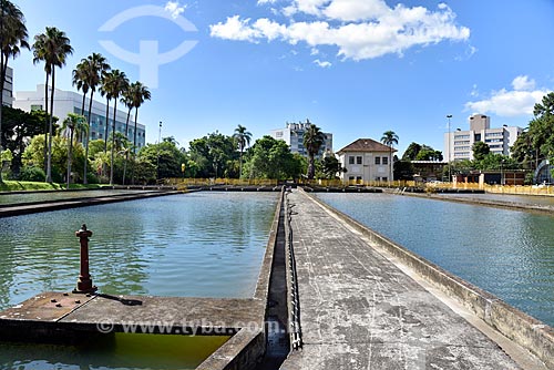  Tanks of the Moinhos de Vento Water Treatment Station (1928) - also known as Hidraulica Moinhos de Vento  - Porto Alegre city - Rio Grande do Sul state (RS) - Brazil