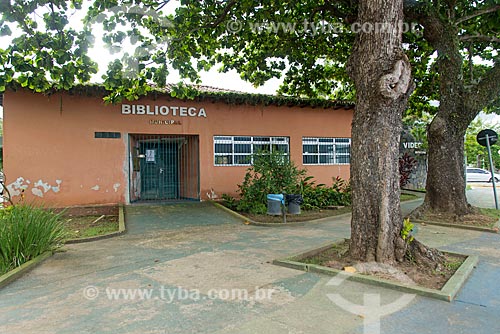  Facade of the Municipal Library of Sao Sebastiao city  - Sao Sebastiao city - Sao Paulo state (SP) - Brazil