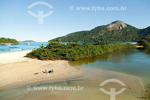  Mouth of river - Dois Rios Beach waterfront  - Angra dos Reis city - Rio de Janeiro state (RJ) - Brazil