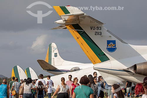  Airplanes on exhibit - Aerospace Museum (1976) - Afonsos Air Force Base during the commemoration of the 145 years of the birth of Santos Dumont  - Rio de Janeiro city - Rio de Janeiro state (RJ) - Brazil