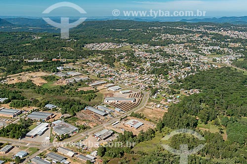  Aerial view of industrial area of Canela  - Canela city - Rio Grande do Sul state (RS) - Brazil