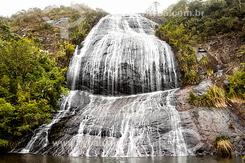  View of the Veu da noiva Waterfall  - Urubici city - Santa Catarina state (SC) - Brazil