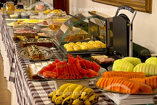  Table set for breakfast - hotel
  - Canela city - Rio Grande do Sul state (RS) - Brazil