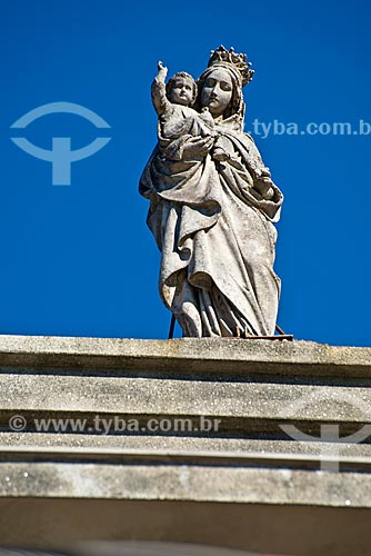  Detail of Our Lady of Lourdes statue  - Canela city - Rio Grande do Sul state (RS) - Brazil