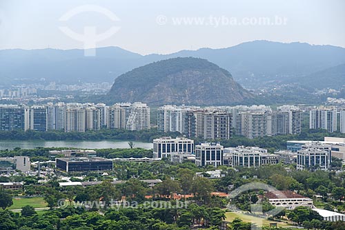  Aerial photo of the building - Barra da Tijuca neighborhood  - Rio de Janeiro city - Rio de Janeiro state (RJ) - Brazil