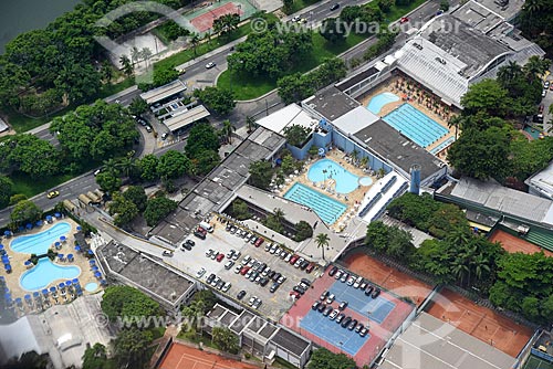  Aerial photo of the Monte Libano Club (Mount Lebanon Club)  - Rio de Janeiro city - Rio de Janeiro state (RJ) - Brazil