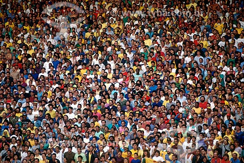  Fan - Journalist Mario Filho Stadium (1950) - also known as Maracana  - Rio de Janeiro city - Rio de Janeiro state (RJ) - Brazil