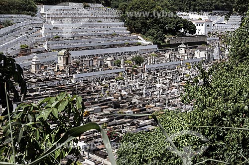  Top view of the Sao Joao Batista Cemetery  - Rio de Janeiro city - Rio de Janeiro state (RJ) - Brazil