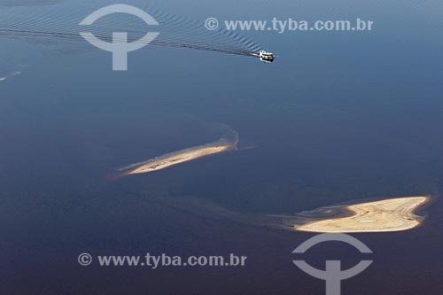  Aerial photo of the islands - Negro River  - Amazonas state (AM) - Brazil