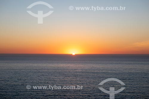  View of the sunset from Marica city waterfront  - Marica city - Rio de Janeiro state (RJ) - Brazil