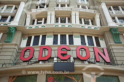  Facade of the Luiz Severiano Ribeiro Cultural Center (1926) - also known as Cine Odeon  - Rio de Janeiro city - Rio de Janeiro state (RJ) - Brazil