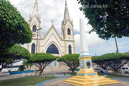  Facade of the Matriz Church of Saint Anthony (1718)  - Propria city - Sergipe state (SE) - Brazil