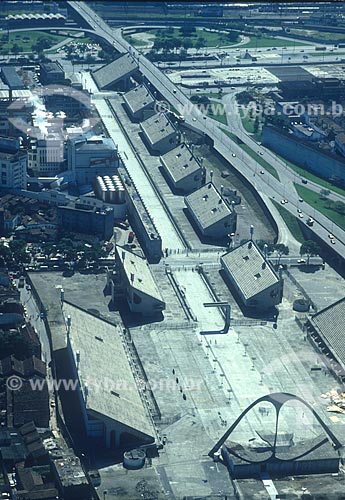  Aerial photo of the Marques de Sapucai Sambadrome (1984)  - Rio de Janeiro city - Rio de Janeiro state (RJ) - Brazil