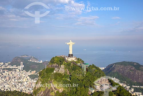  Aerial photo of the Christ the Redeemer  - Rio de Janeiro city - Rio de Janeiro state (RJ) - Brazil