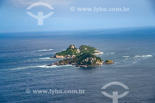  Aerial photo of the Tijucas Islands  - Rio de Janeiro city - Rio de Janeiro state (RJ) - Brazil