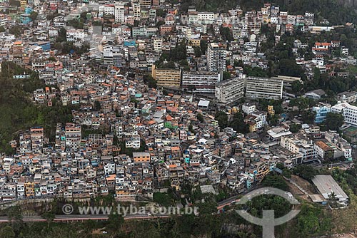  Aerial photo of the vidigal slum  - Rio de Janeiro city - Rio de Janeiro state (RJ) - Brazil